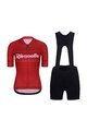 RIVANELLE BY HOLOKOLO Cycling short sleeve jersey and shorts - GEAR UP  - black/white