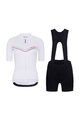 RIVANELLE BY HOLOKOLO Cycling short sleeve jersey and shorts - LEVEL UP  - white/black