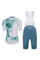 RIVANELLE BY HOLOKOLO Cycling short sleeve jersey and shorts - FLOWERY LADY - green/multicolour