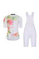 RIVANELLE BY HOLOKOLO Cycling short sleeve jersey and shorts - FLOWERY - multicolour/white