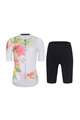 RIVANELLE BY HOLOKOLO Cycling short sleeve jersey and shorts - FLOWERY LADY - black/multicolour
