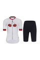 RIVANELLE BY HOLOKOLO Cycling short sleeve jersey and shorts - FRUIT LADY - white/black/red