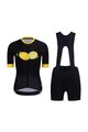 RIVANELLE BY HOLOKOLO Cycling short sleeve jersey and shorts - FRUIT LADY  - yellow/black