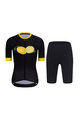 RIVANELLE BY HOLOKOLO Cycling short sleeve jersey and shorts - FRUIT LADY - yellow/black