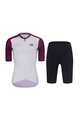 RIVANELLE BY HOLOKOLO Cycling short sleeve jersey and shorts - TECHNICAL  - bordeaux/black/white