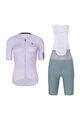 RIVANELLE BY HOLOKOLO Cycling short sleeve jersey and shorts - VICTORIOUS ELITE - green/purple