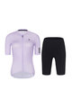 RIVANELLE BY HOLOKOLO Cycling short sleeve jersey and shorts - VICTORIOUS ELITE - black/purple