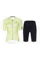 RIVANELLE BY HOLOKOLO Cycling short sleeve jersey and shorts - VICTORIOUS ELITE - light green/black