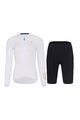 HOLOKOLO Cycling short sleeve jersey and shorts - VICTORIOUS ELITE - white/black