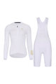 HOLOKOLO Cycling short sleeve jersey and shorts - VICTORIOUS ELITE - white