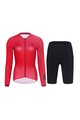 HOLOKOLO Cycling short sleeve jersey and shorts - VICTORIOUS ELITE - black/red