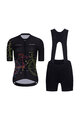 RIVANELLE BY HOLOKOLO Cycling short sleeve jersey and shorts - MAAPPI DARK - pink/black