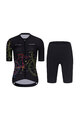 RIVANELLE BY HOLOKOLO Cycling short sleeve jersey and shorts - MAAPPI DARK - pink/black