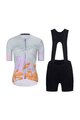 RIVANELLE BY HOLOKOLO Cycling short sleeve jersey and shorts - SPIRIT  - multicolour/black/grey