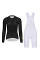 HOLOKOLO Cycling short sleeve jersey and shorts - VICTORIOUS ELITE - white/black