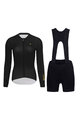 HOLOKOLO Cycling short sleeve jersey and shorts - VICTORIOUS ELITE - black/white