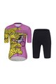 RIVANELLE BY HOLOKOLO Cycling mega sets - CHEETAH - yellow/pink/black