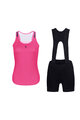 HOLOKOLO Cycling short sleeve jersey and shorts - SPARK ELITE - pink/black