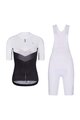 RIVANELLE BY HOLOKOLO Cycling short sleeve jersey and shorts - ARROW II - white/black