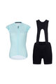 RIVANELLE BY HOLOKOLO Cycling short sleeve jersey and shorts - FLAIR - blue