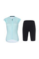 RIVANELLE BY HOLOKOLO Cycling short sleeve jersey and shorts - FLAIR - blue