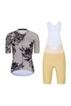 RIVANELLE BY HOLOKOLO Cycling short sleeve jersey and shorts - BAROC - black/beige