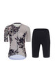 RIVANELLE BY HOLOKOLO Cycling short sleeve jersey and shorts - BAROC - grey/black