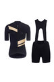 RIVANELLE BY HOLOKOLO Cycling short sleeve jersey and shorts - GLAMOR - beige/black
