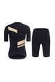 RIVANELLE BY HOLOKOLO Cycling short sleeve jersey and shorts - GLAMOR - black/beige