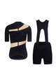 RIVANELLE BY HOLOKOLO Cycling short sleeve jersey and shorts - GLAMOR - black/beige