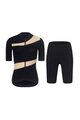 RIVANELLE BY HOLOKOLO Cycling short sleeve jersey and shorts - GLAMOR - beige/black