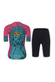 RIVANELLE BY HOLOKOLO Cycling short sleeve jersey and shorts - MEDUSA - turquoise