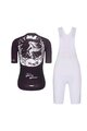 RIVANELLE BY HOLOKOLO Cycling short sleeve jersey and shorts - MOONLIGHT - black/white