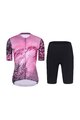 RIVANELLE BY HOLOKOLO Cycling short sleeve jersey and shorts - MISSVELOAIRE - black/white