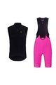 RIVANELLE BY HOLOKOLO Cycling short sleeve jersey and shorts - PURE - pink/black
