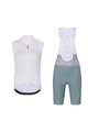 RIVANELLE BY HOLOKOLO Cycling short sleeve jersey and shorts - PURE - green/white