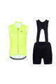 RIVANELLE BY HOLOKOLO Cycling short sleeve jersey and shorts - PURE  - yellow/black