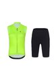 RIVANELLE BY HOLOKOLO Cycling short sleeve jersey and shorts - PURE - black/yellow