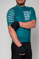 HOLOKOLO Cycling short sleeve jersey and shorts - SHAMROCK - blue/black