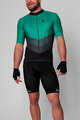HOLOKOLO Cycling short sleeve jersey and shorts - NEW NEUTRAL - black/green