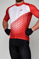 HOLOKOLO Cycling short sleeve jersey and shorts - DUSK - red/black/white