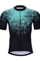 HOLOKOLO Cycling short sleeve jersey - FROSTED - black/turquoise