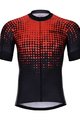 HOLOKOLO Cycling short sleeve jersey and shorts - FROSTED - black/red