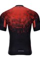 HOLOKOLO Cycling short sleeve jersey and shorts - FROSTED - black/red