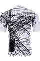 HOLOKOLO Cycling short sleeve jersey and shorts - CLASH - white/black