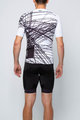 HOLOKOLO Cycling short sleeve jersey and shorts - CLASH - white/black