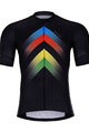 HOLOKOLO Cycling short sleeve jersey - HYPER - black/rainbow