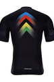 HOLOKOLO Cycling short sleeve jersey - HYPER - black/rainbow