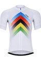 HOLOKOLO Cycling short sleeve jersey and shorts - HYPER - rainbow/black/white