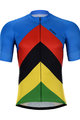 HOLOKOLO Cycling short sleeve jersey and shorts - ULTRA - blue/rainbow/black